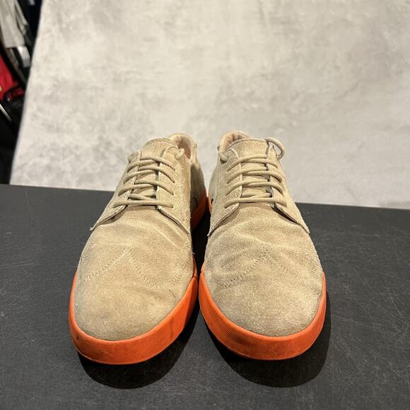 Cole Haan Air Jasper Shoes Mens 10 Tan Suede Oxford Orange Sole Casual Low Top main image 7
